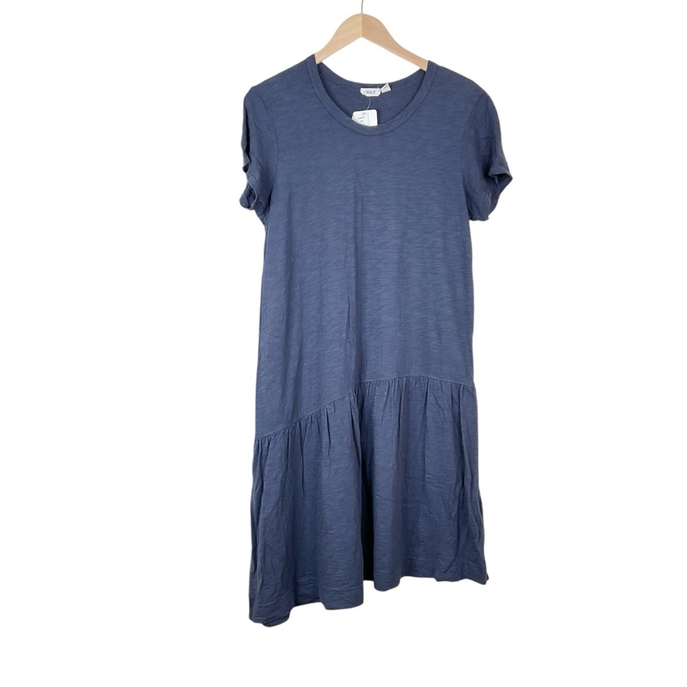 Wilt Short Sleeve Slant Hem Shirt Dress w/ Drop Torso Size Small